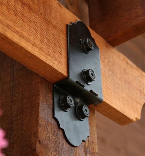 decorative metal post brackets|exterior architectural wood brackets.